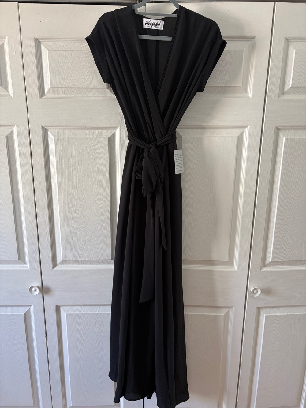 Meghan Los Angeles La Jasmine Maxi Dress in black